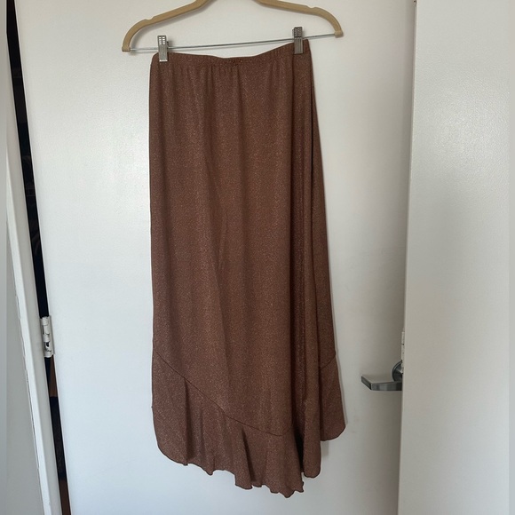 Rihoas Brown Glitter Skirt - Picture 3 of 6